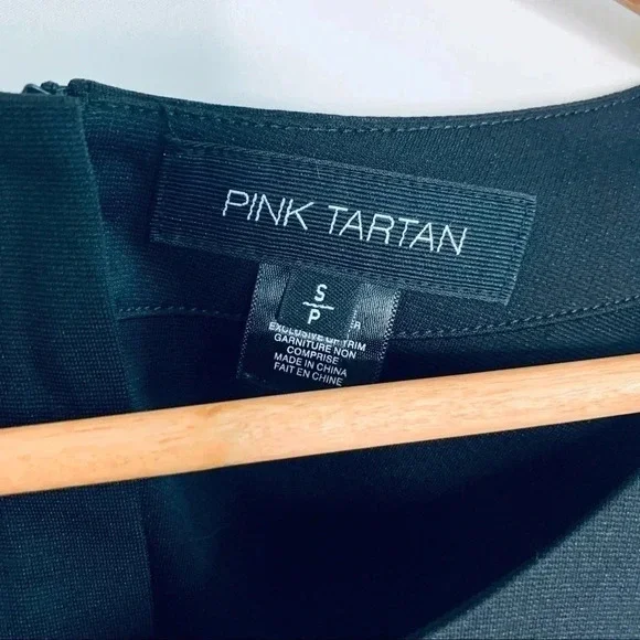 Pink Tartan Black Ballet Stretch Dress Small - Picture 9 of 12